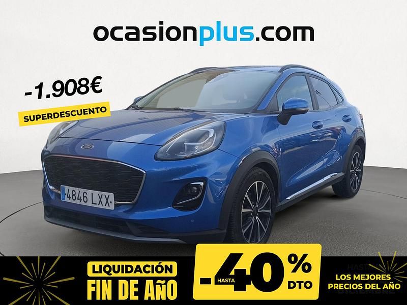 Azul Usado 2022 Ford Puma Titanium SUV | 15.490 € (Precio justo) - Imagen 1/4