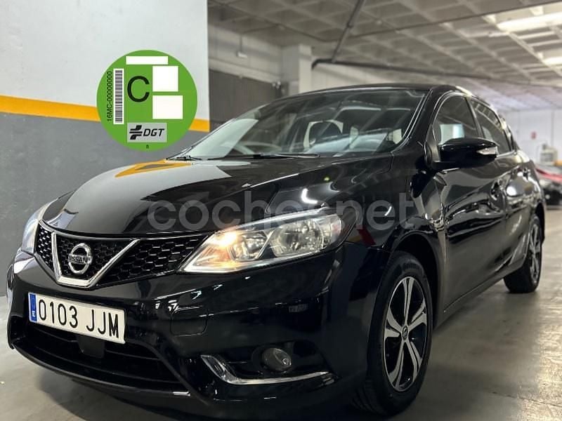 Negro Usado 2015 Nissan Pulsar Acenta Berlina | 9400 € (Precio justo) - Imagen 1/4
