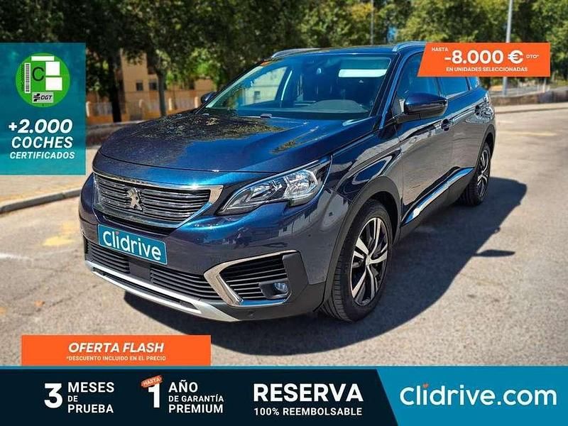 Negro Usado 2019 Peugeot 5008 Allure Monovolumen | 13.990 € (Super precio) - Imagen 1/3