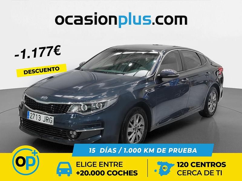 Usado Kia Optima 141 CV (103 kW) 2016 Azul Berlina