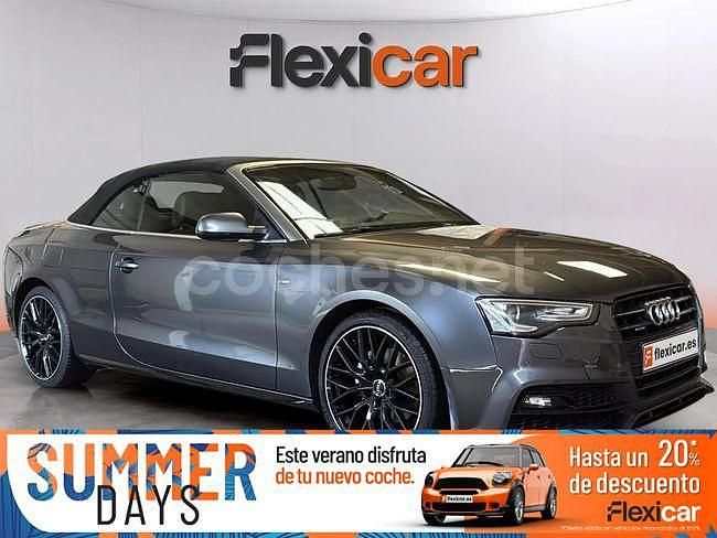 Usado Audi A5 Cabriolet S-Line 190 CV (139 kW) 2016 Gris Descapotable