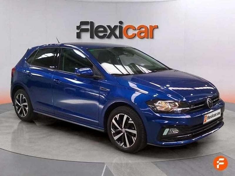 Usado VW Polo R-line 95 CV (69 kW) 2018 Azul Utilitario