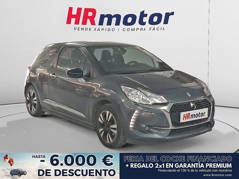 Gris Usado 2016 DS Automobiles DS3 Utilitario | 9490 € (Precio justo) - Imagen 1/4