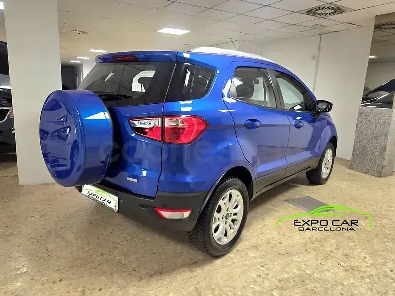 Usado Ford Ecosport Trend 125 CV (91 kW) 2015 Azul SUV