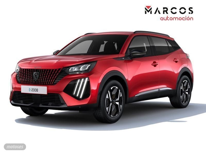 Rojo Nuevo 2024 Peugeot e-2008 Allure SUV | 36.800 € (Precio justo) - Imagen 1/4