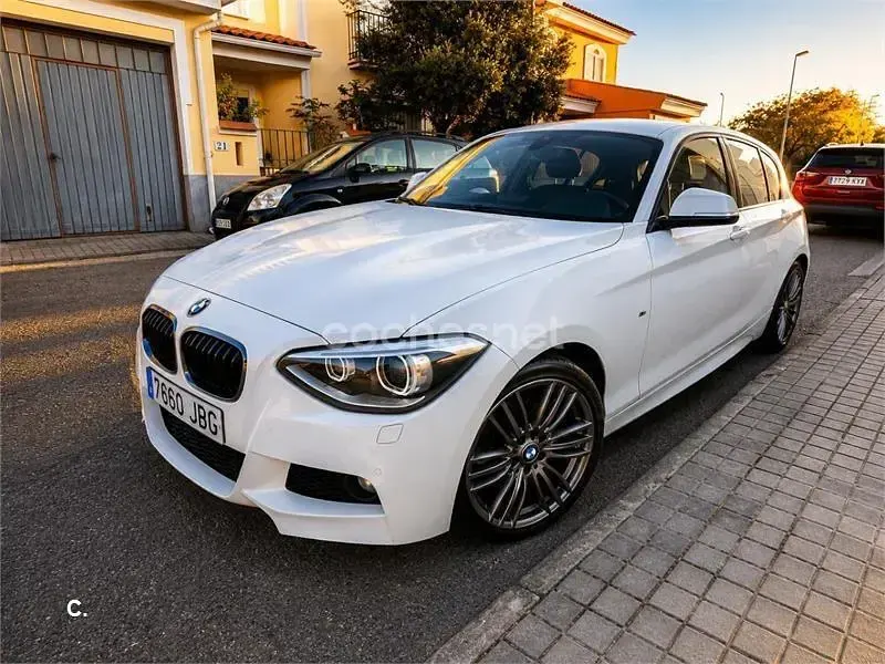 Usado BMW 116 116 CV (85 kW) 2014 Blanco Utilitario
