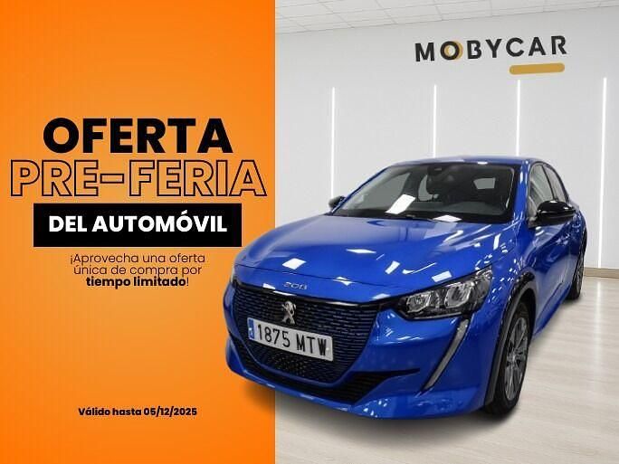 Azul Usado 2024 Peugeot e-208 Active Utilitario | 22.995 € (Precio justo) - Imagen 1/4