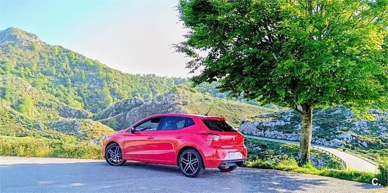 Usado Seat Ibiza FR 110 CV (80 kW) 2021 Rojo Berlina