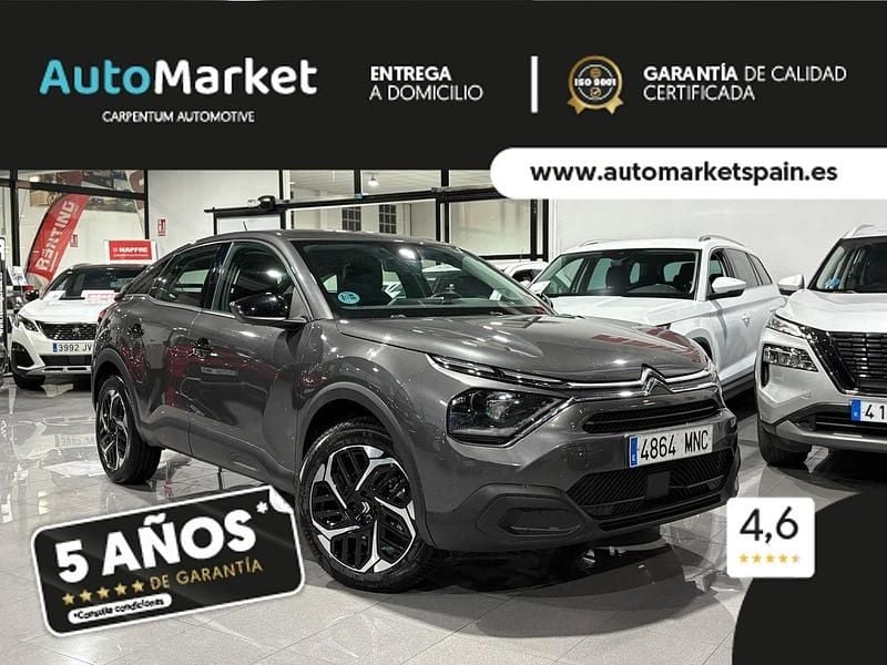 Gris Usado 2024 Citroën C4 PureTech Berlina | 15.600 € (Precio justo) - Imagen 1/4