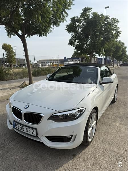 Blanco Usado 2015 BMW 218 Comfort Edition Descapotable | 15.000 € (Precio justo) - Imagen 1/4