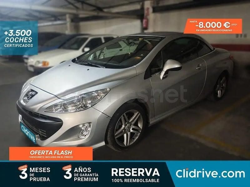 Usado Peugeot 308 CC Sport 122 CV (89 kW) 2011 Gris / plata Descapotable