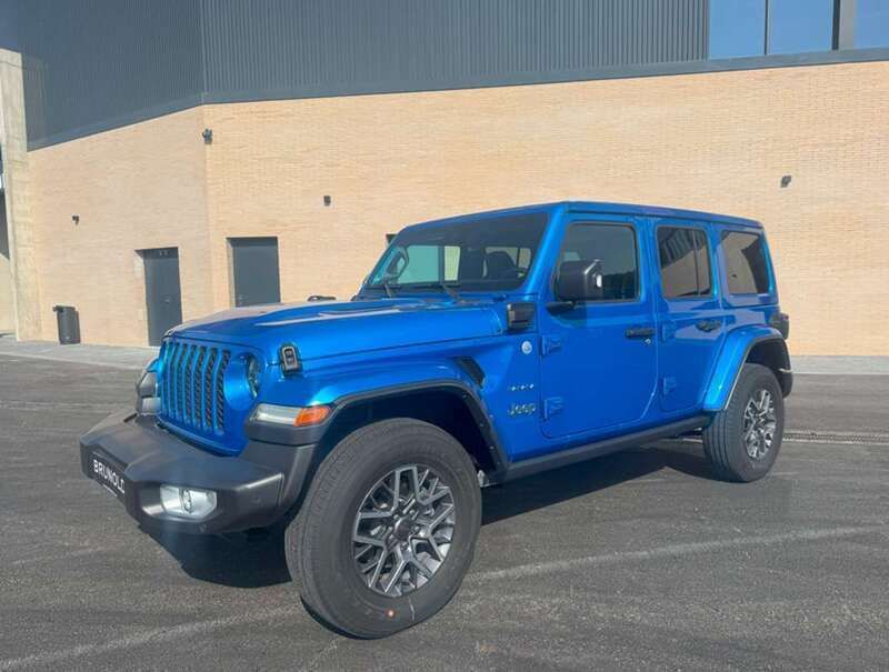 Usado Jeep Wrangler Unlimited Sahara 381 CV (280 kW) 2023 Azul SUV