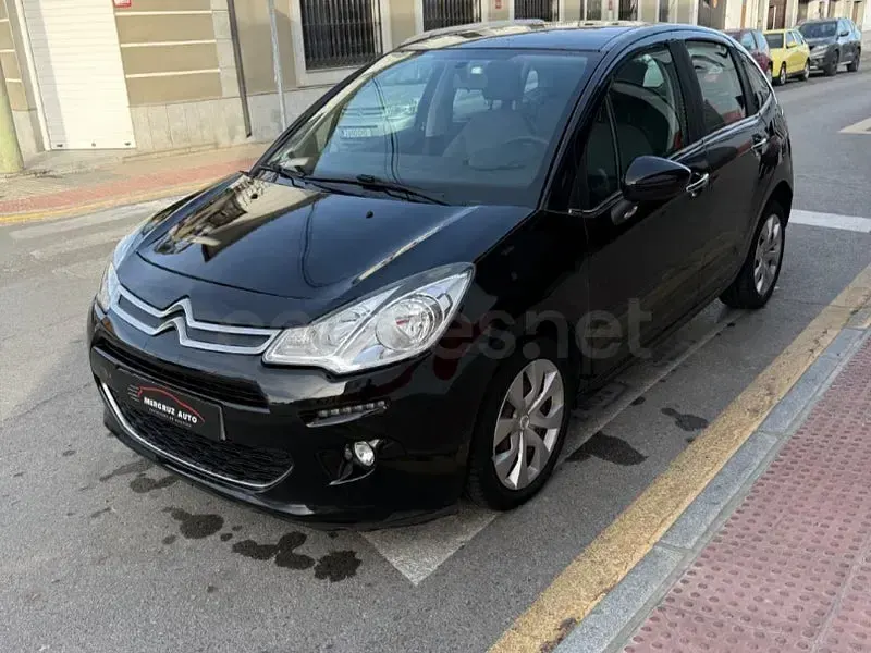 Usado Citroën C3 PureTech 82 CV (60 kW) 2015 Negro Berlina