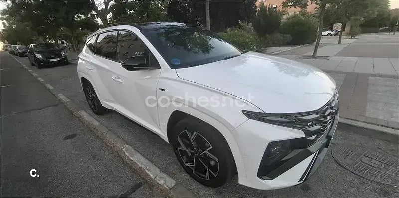 Usado Hyundai Tucson N Line 252 CV (185 kW) 2024 Blanco SUV