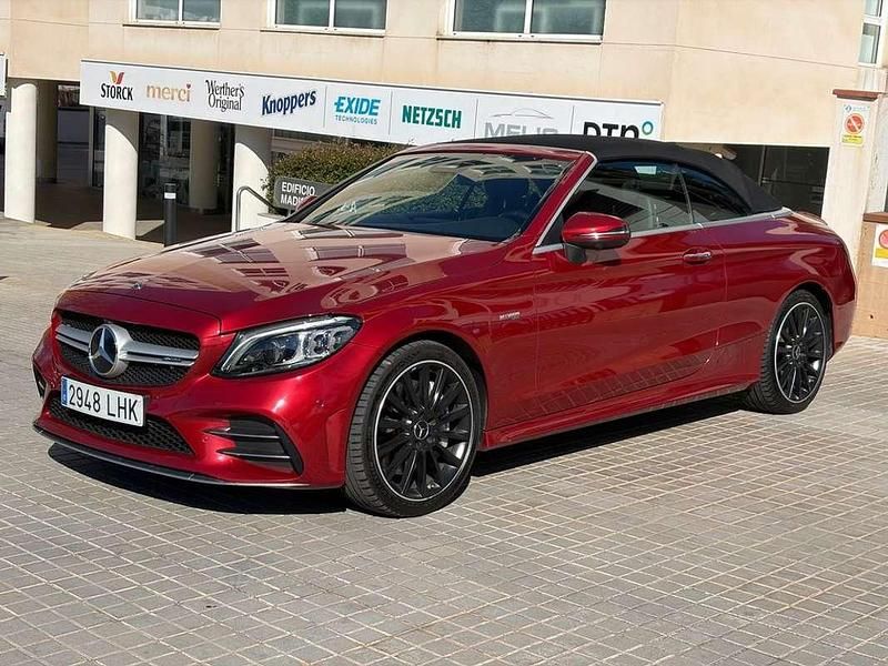 Usado Mercedes C43 AMG AMG 389 CV (286 kW) 2020 Burdeos Descapotable