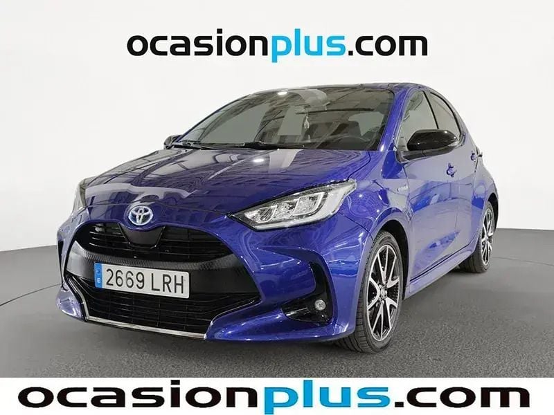 Azul Usado 2021 Toyota Yaris Hybrid Style Utilitario | 16.500 € (Buen precio) - Imagen 1/4