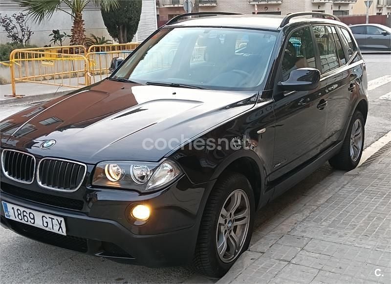 Usado BMW X3 177 CV (130 kW) 2010 Negro SUV