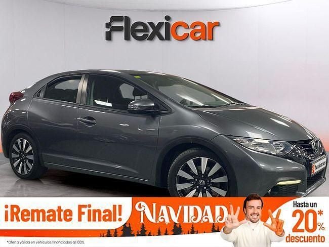 Gris Usado 2014 Honda Civic Comfort Berlina | 13.490 € (Precio justo) - Imagen 1/4