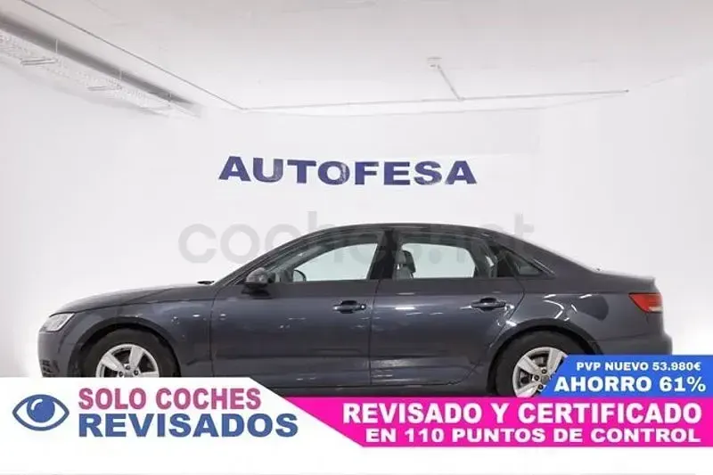 Usado Audi A4 Advanced Plus 190 CV (139 kW) 2019 Gris / plata Berlina