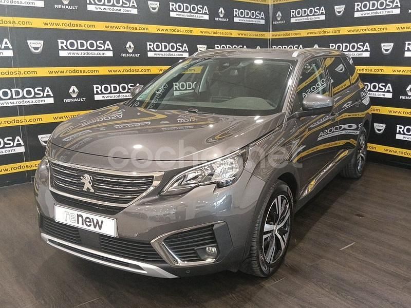 Gris / plata Usado 2017 Peugeot 5008 Allure Monovolumen | 19.950 € (Precio justo) - Imagen 1/4