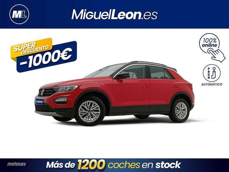 Rojo Usado 2021 VW T-Roc Advance SUV | 19.985 € (Buen precio) - Imagen 1/3