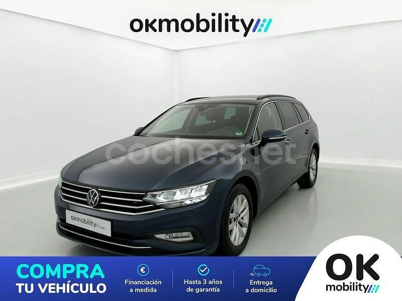 Azul Usado 2021 VW Passat Familiar | 20.990 € (Precio justo) - Imagen 1/4