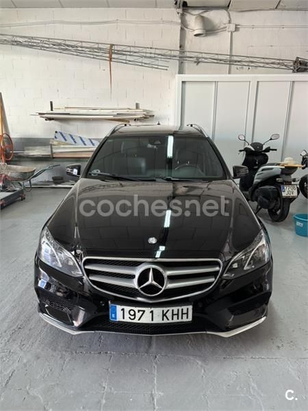 Negro Usado 2014 Mercedes E250 Elegance Familiar | 17.500 € - Imagen 1/1