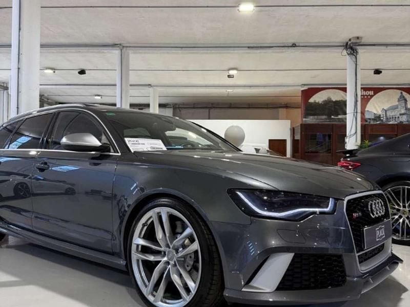 Usado Audi RS6 Comfort 560 CV (411 kW) 2014 Gris Familiar