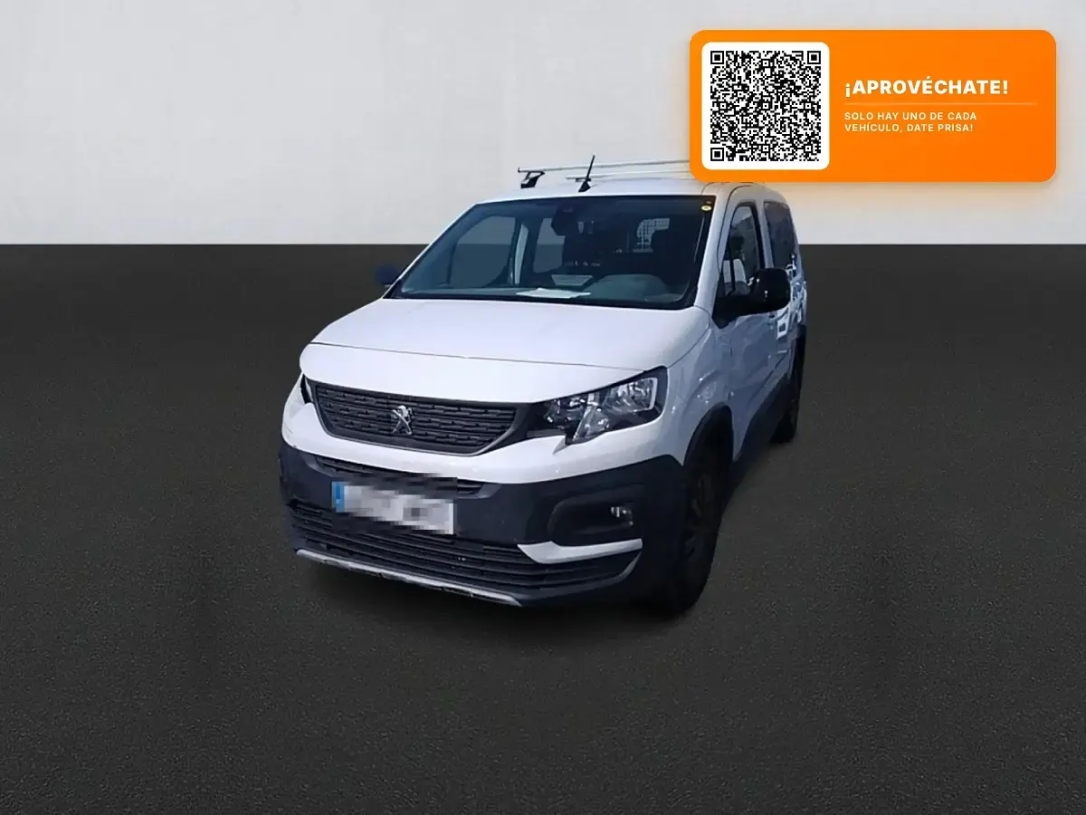 Usado Peugeot Rifter Active 102 CV (75 kW) 2023 Blanco Monovolumen