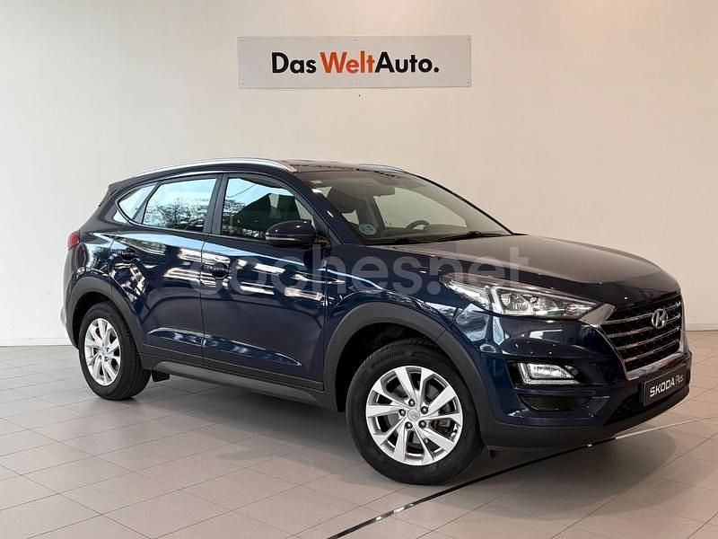 Azul Usado 2019 Hyundai Tucson SUV | 16.990 € (Precio justo) - Imagen 1/4
