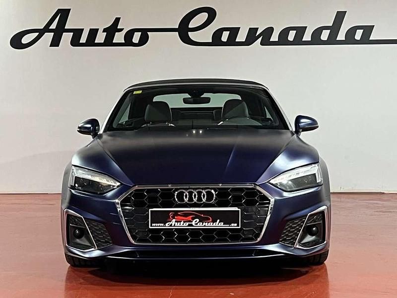 Usado Audi A5 S-Line 162 CV (119 kW) 2020 Azul Descapotable
