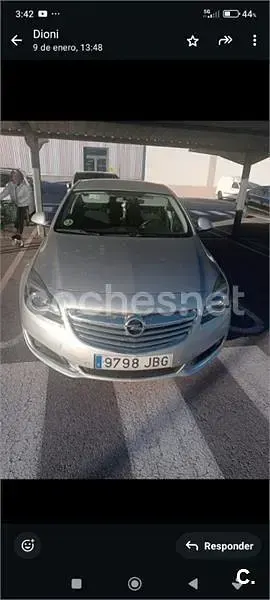 Usado Opel Insignia Business 140 CV (102 kW) 2014 Gris / plata Berlina