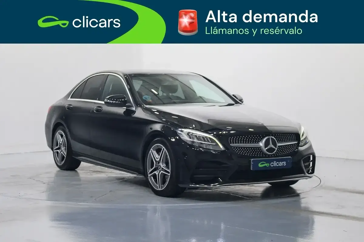 Usado Mercedes C220 194 CV (142 kW) 2021 Negro Berlina