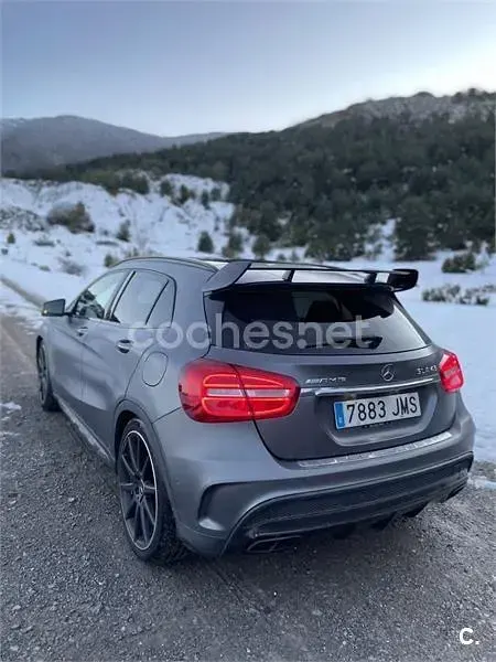 Usado Mercedes GLA45 AMG 381 CV (280 kW) 2016 Gris / plata SUV