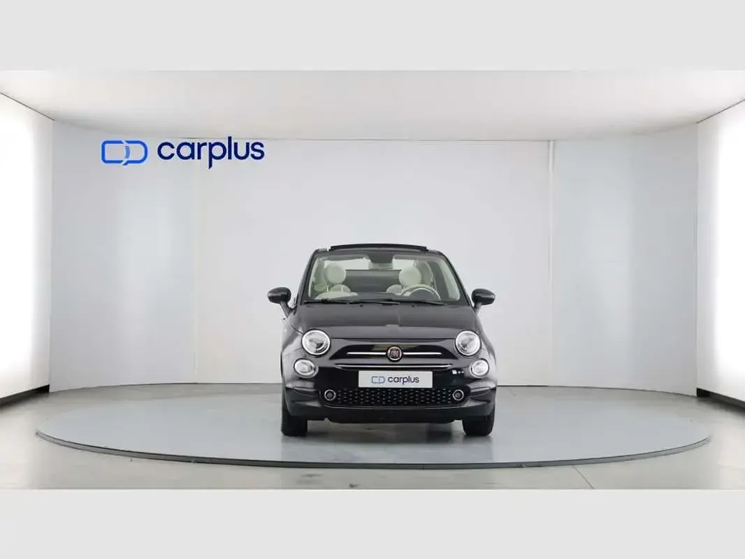 Usado Fiat 500C Lounge 69 CV (50 kW) 2019 Negro Descapotable