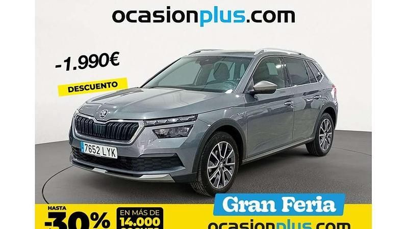 Gris Usado 2022 Skoda Kamiq SUV | 19.900 € (Precio justo) - Imagen 1/4