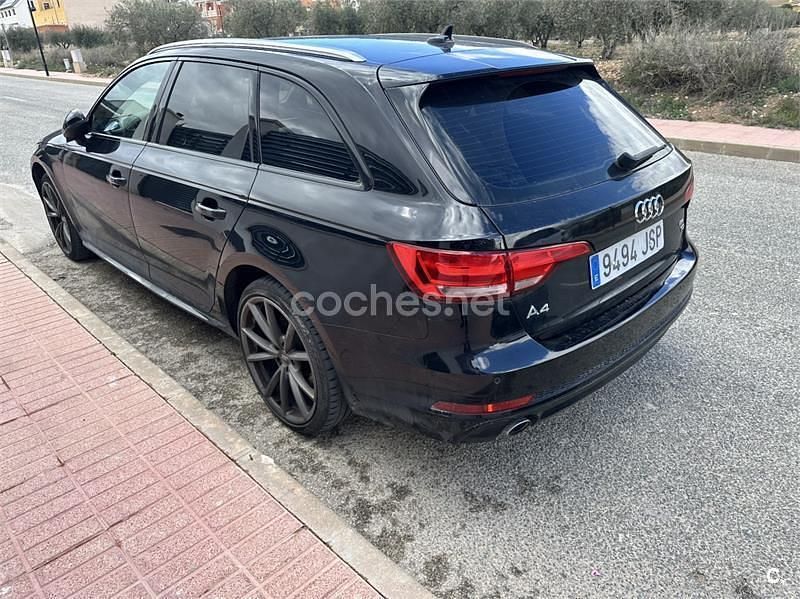 Usado Audi A4 S-Line 150 CV (110 kW) 2016 Negro Familiar