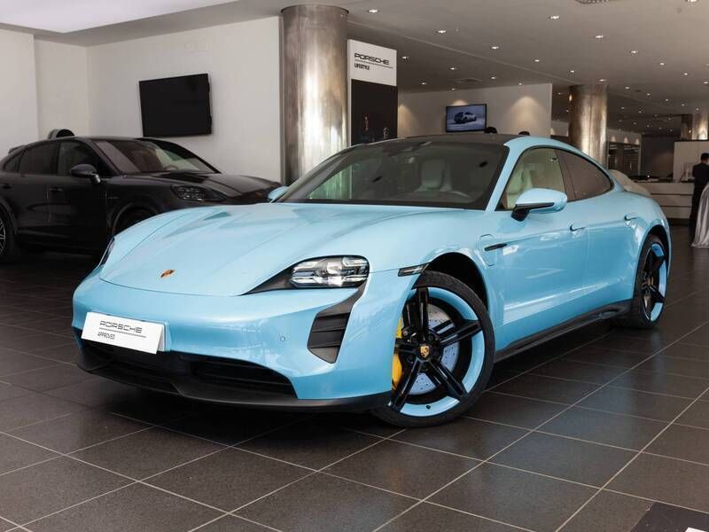 Azul frozen metalizado Usado 2022 Porsche Taycan GTS Berlina | 129.800 € (Precio justo) - Imagen 1/4