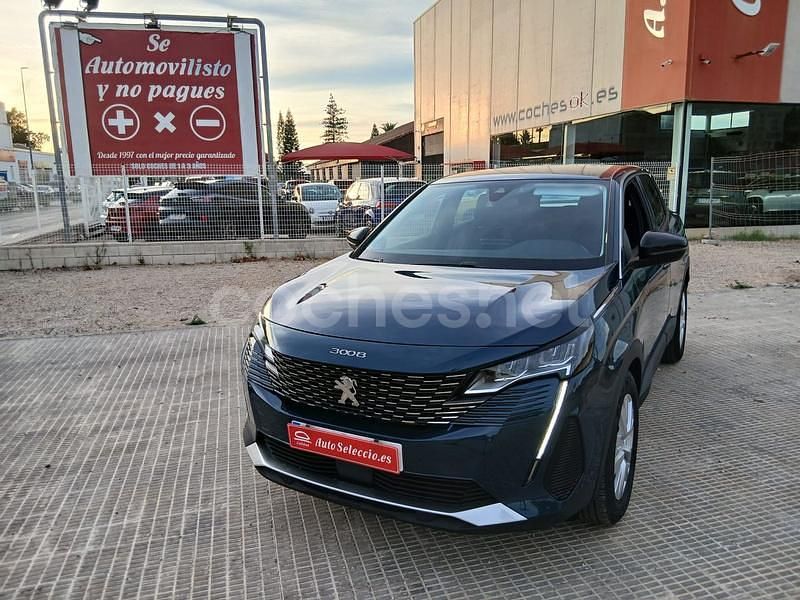 Azul Usado 2022 Peugeot 3008 Active SUV | 16.900 € (Precio justo) - Imagen 1/4