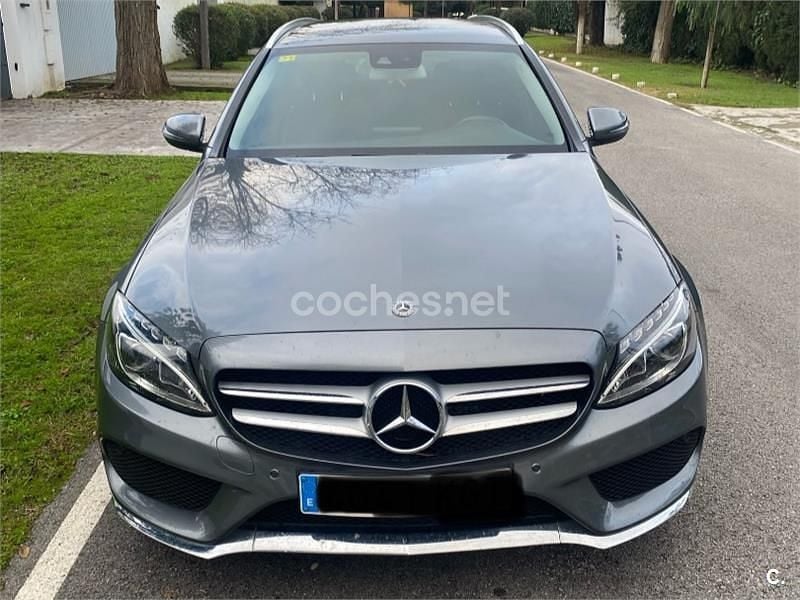 Usado Mercedes C220 170 CV (125 kW) 2018 Gris / plata Familiar