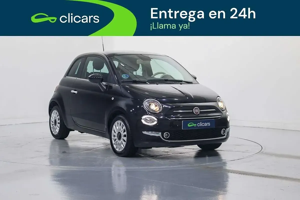 Usado Fiat 500 71 CV (52 kW) 2023 Negro Utilitario