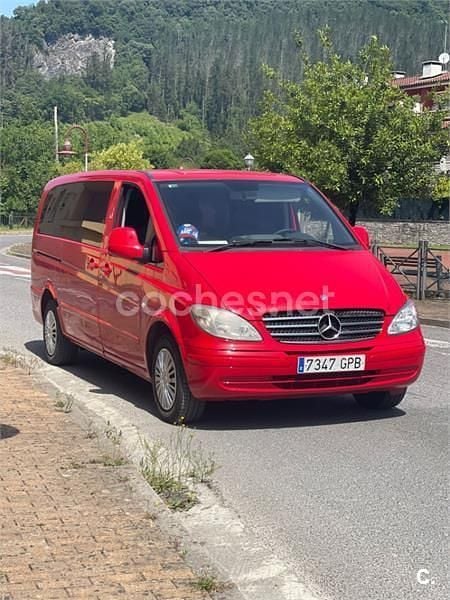 Rojo Usado 2009 Mercedes Viano Monovolumen | 7300 € (Super precio) - Imagen 1/4
