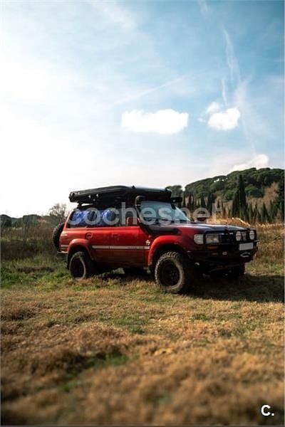 Usado Toyota Land Cruiser 170 CV (125 kW) 1997 Granate SUV
