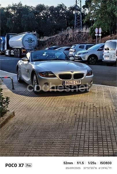 Usado BMW Z4 192 CV (141 kW) 2004 Gris / plata Descapotable