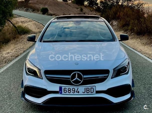 Usado Mercedes CLA180 AMG line 122 CV (89 kW) 2015 Blanco Berlina
