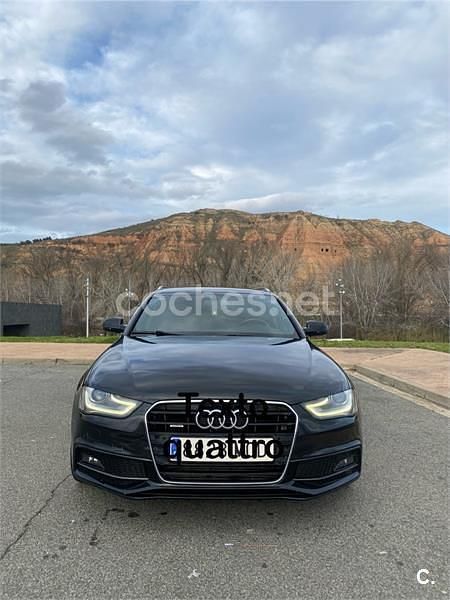Usado Audi A4 S-Line 177 CV (130 kW) 2014 Negro Familiar