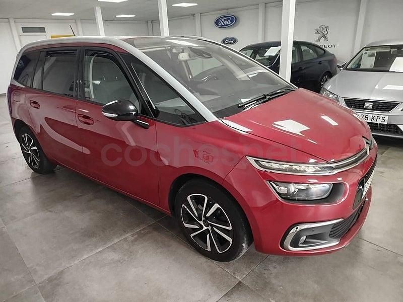 Usado Citroën C4 SpaceTourer Shine 130 CV (95 kW) 2021 Granate Monovolumen