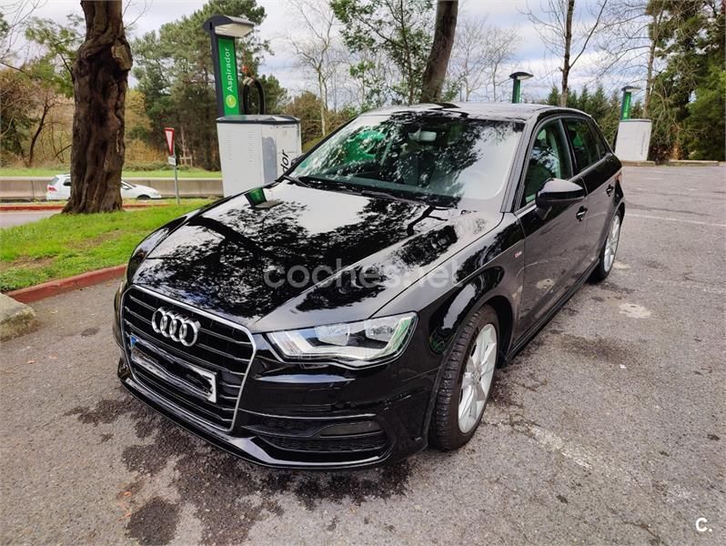 Negro Usado 2015 Audi A3 Sportback Advanced Berlina | 15.500 € (Precio justo) - Imagen 1/4
