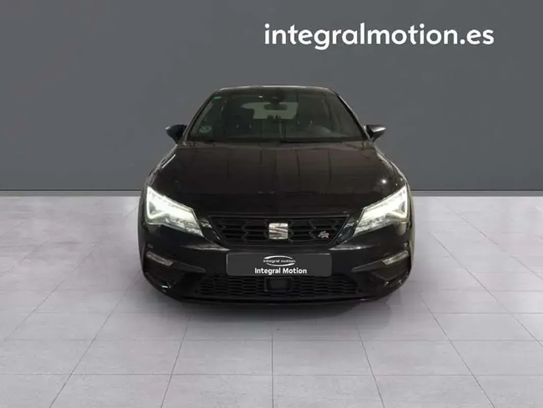 Usado Seat Leon ST FR 150 CV (110 kW) 2020 Negro Familiar