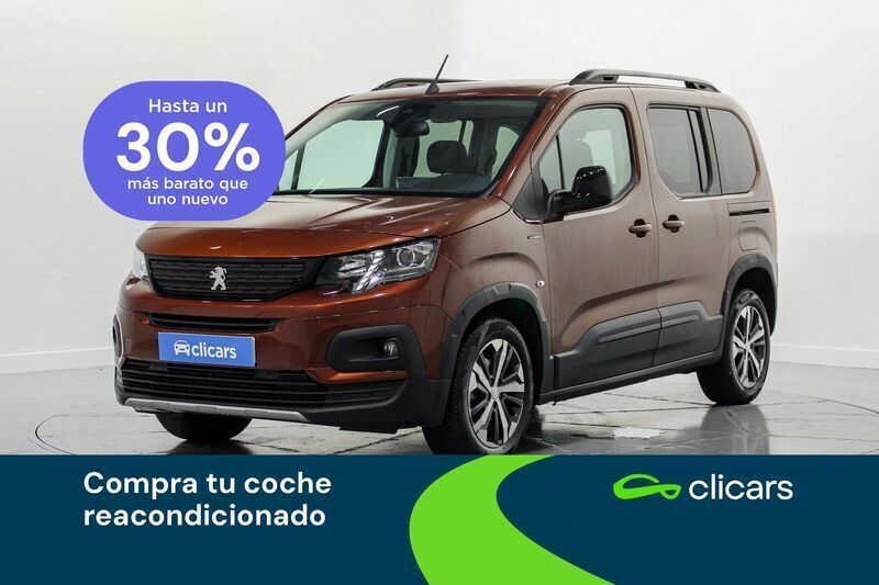 Marrón Usado 2020 Peugeot Rifter GT-line Monovolumen | 17.990 € (Precio justo) - Imagen 1/4